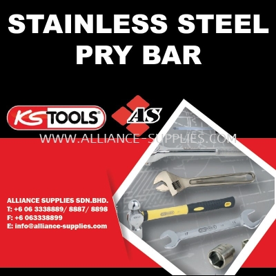 KS TOOLS Stainless Steel Pry Bar