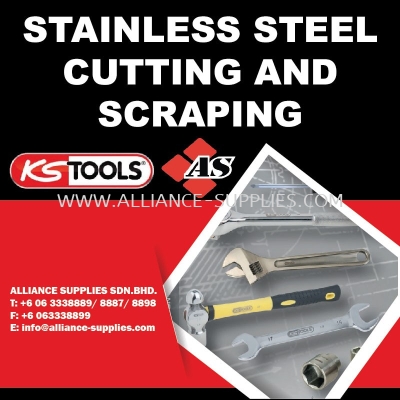 KS TOOLS Stainless Steel Cutting & Scraping