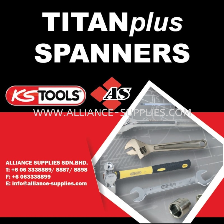 KS TOOLS TITANplus Spanners KS TOOLS TITANplus Spanners KS TOOLS Stainless Steel Tools / Non-Magnetic Titanium Tools KS TOOLS