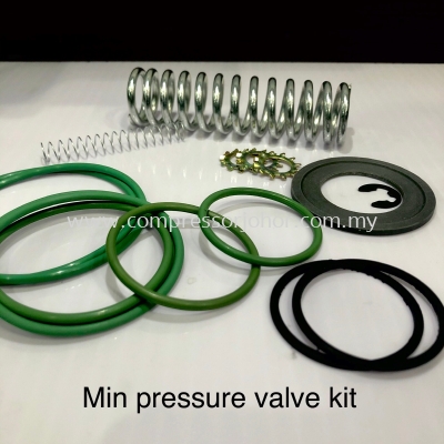 Min pressure valve kit