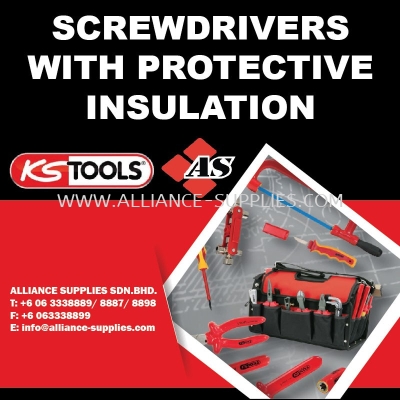 KS TOOLS Screwdrivers with Protective Insulation