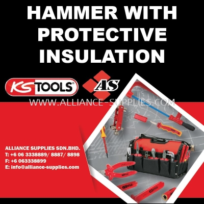 KS TOOLS Hammer with Protective Insulation