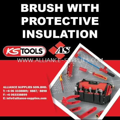 KS TOOLS Brush with Protective Insulation