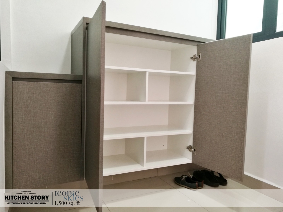 Low Height Custom Shoe Cabinet Design Refer - Penang Penang / Butterworth / Seberang Perai / Bukit Mertajam / Simpang Ampat Shoe Cabinet Reference Custom Shoe Cabinet / Built-in Shoe Cabinet Malaysia Reference Renovation Design 