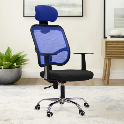 Ergonomic & Adjustable High Backrest Swivel Office Chair / Netting Chair