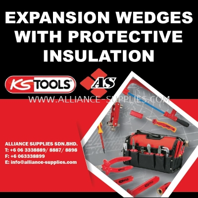 KS TOOLS Expansion Wedges with Protective Insulation