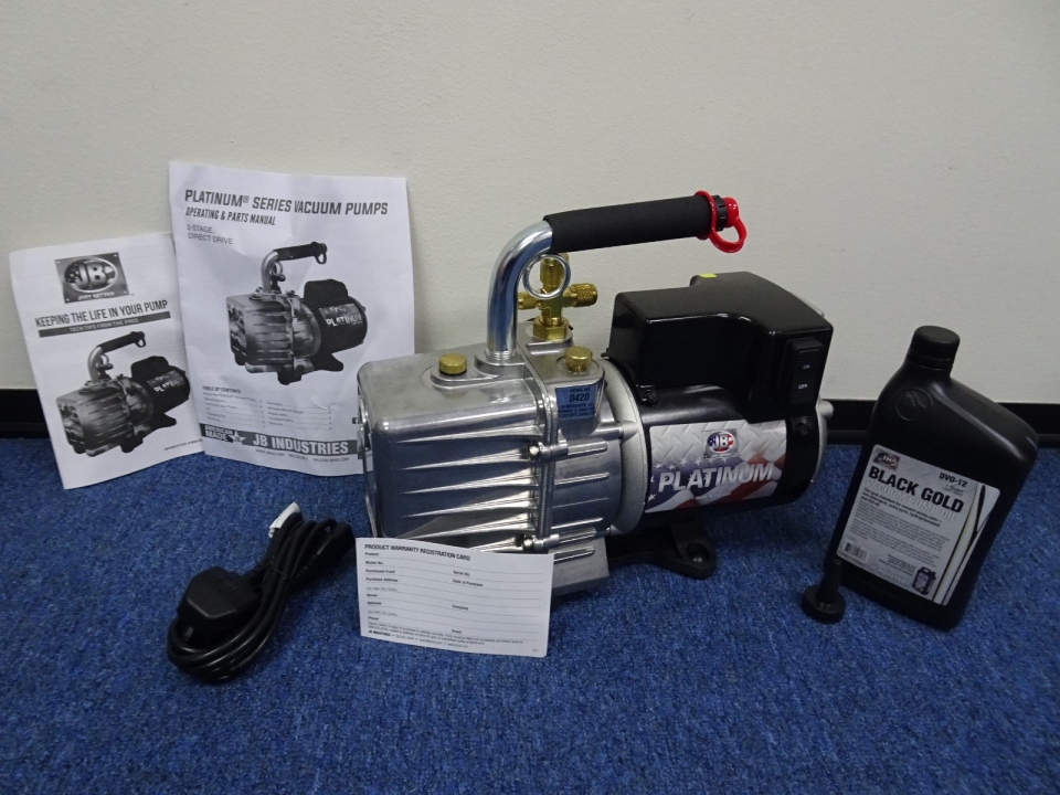 JB PLATINUM SPARK-PROOF VACUUM PUMP WITH A2L GASES (R32/R1234YF) (230V/50HZ)