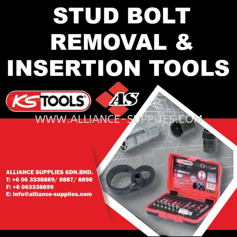 KS TOOLS Stud Bolt Removal and Insertion Tools KS TOOLS Stud Bolt Removal and Insertion Tools KS TOOLS Boring Tools KS TOOLS