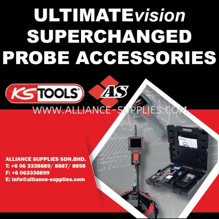 KS TOOLS ULTIMATEvision Supercharged Probe Accessories KS TOOLS ULTIMATEvision Supercharged Probe Accessories KS TOOLS Videoscope Technology KS TOOLS