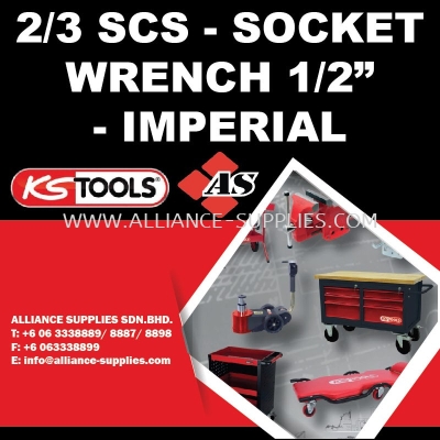 KS TOOLS 2/3 SCS - Socket Wrench 1/2" - Imperial