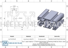 Aluminium Profile 30 x 60  P6 Series Aluminium Profiles Aluminium