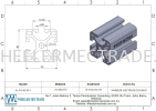 Aluminium Profile 30 x 30  P6 Series Aluminium Profiles Aluminium