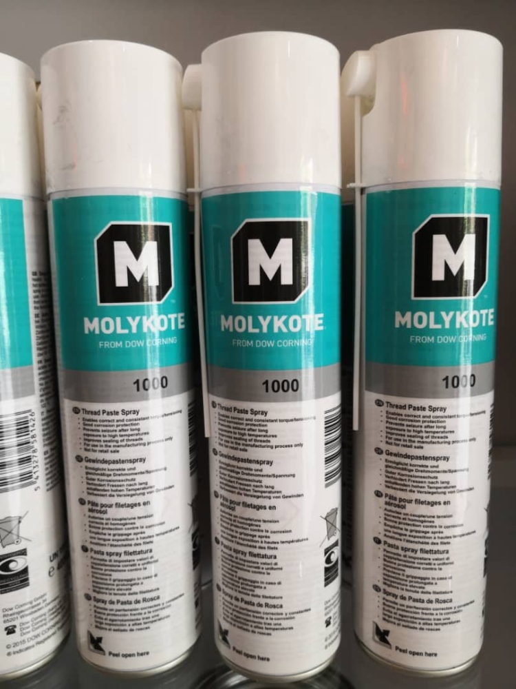 Molykote 1000 SPRAY Supplier, Suppliers, Supply, Supplies Adhesive ,  Compound and Sealant Molykote ~ KSJ Global Sdn Bhd