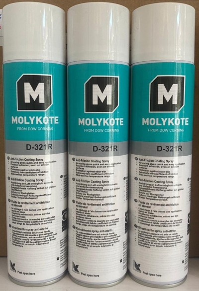 MOLYKOTE D-321R ANTI FRICTION COATING SPRAY(400ML)