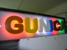 3D Lettering aluminium box up with LED light backlit lighting 3D Letter Sign