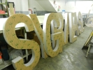 3D Lettering aluminium box up with LED light 3D Letter Sign