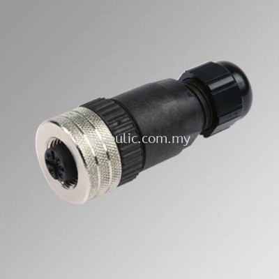 ACCESSORIES-- 5 PIN M12 STRAIGHT CONNECTOR