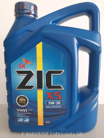 SK ZIC 5W30 SEMI (API-SN PLUS) (4L)