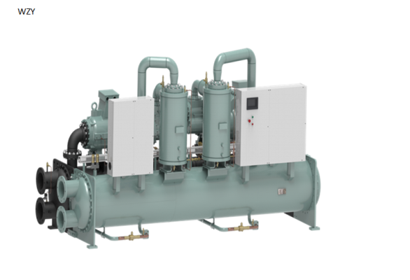 Hitachi Water-Cooled Screw Chiller R134A Flooded Type RCUF-WZY Series, 102 ~520 RT