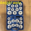 KGT 23pcs Cap Type Oil Filter Grid Wrench Set ID31677 ID34630  Filter Wrench Hand Tools-Special Tools