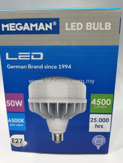 MEGAMAN LED Bulb - 20w, 30w, 40w, 50w, 70w, 100w