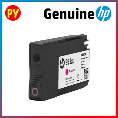 HP 955 XL Magenta Original Ink Cartridge(L0S66AA) - for HP OJ PRO 8720 / HP OJ PRO 8210