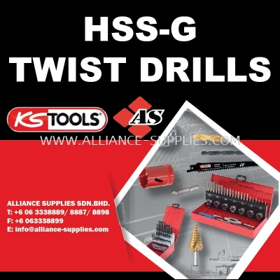 KS TOOLS HSS-G Twist Drills