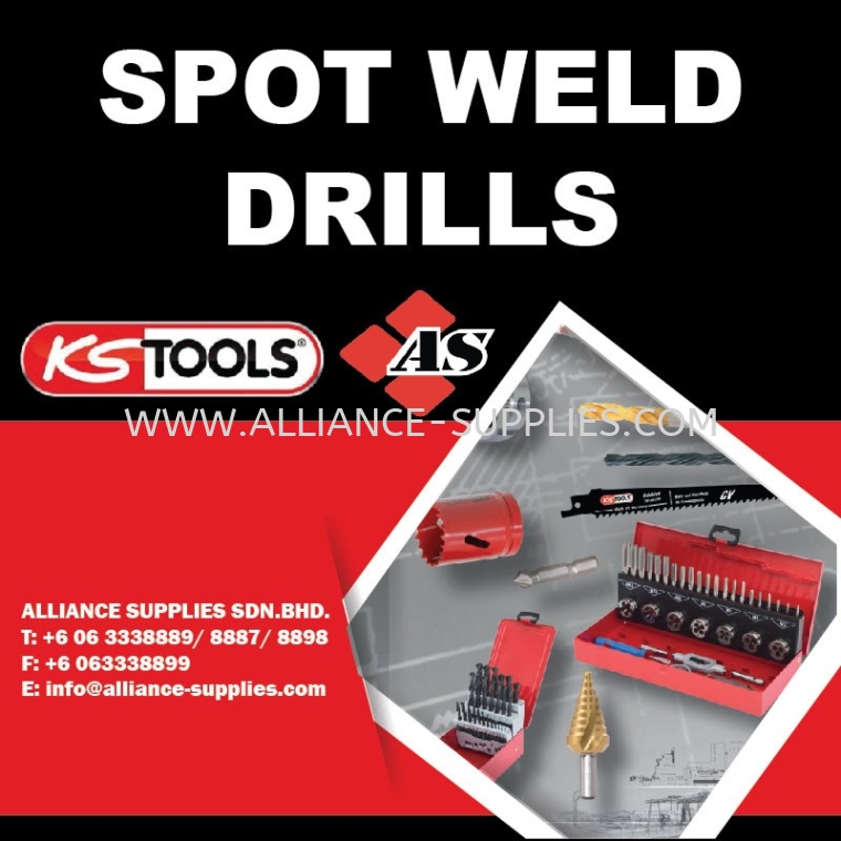 KS TOOLS Spot Weld Drills KS TOOLS Spot Weld Drills KS TOOLS Cutting Tools KS TOOLS