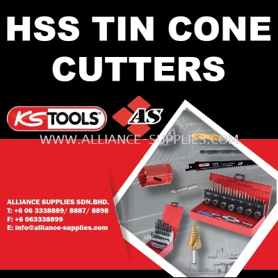 KS TOOLS HSS Tin Cone Cutters