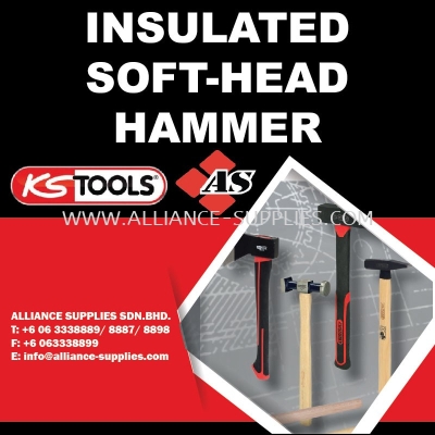 KS TOOLS Insulated Soft-Head Hammers