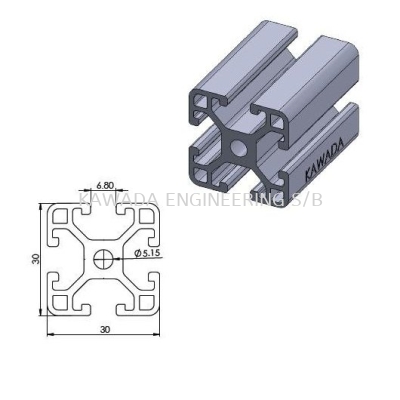 Aluminium Profile 30 X 30 -1 