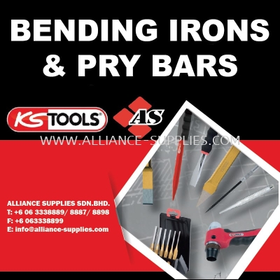 KS TOOLS Bending Irons and Pry Bars