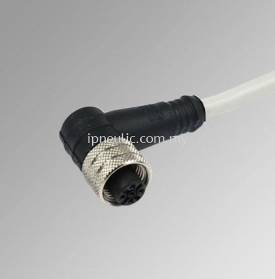 ACCESSORIES-- M12x1 PRE-WIRED 8-PIN FEMALE 90 CONN., CABLE L=5M