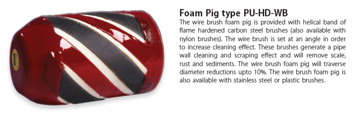 Foam Pig Type PU-HD-WB