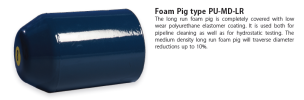 Foam Pig Type PU-MD-LR Pigging Equipment