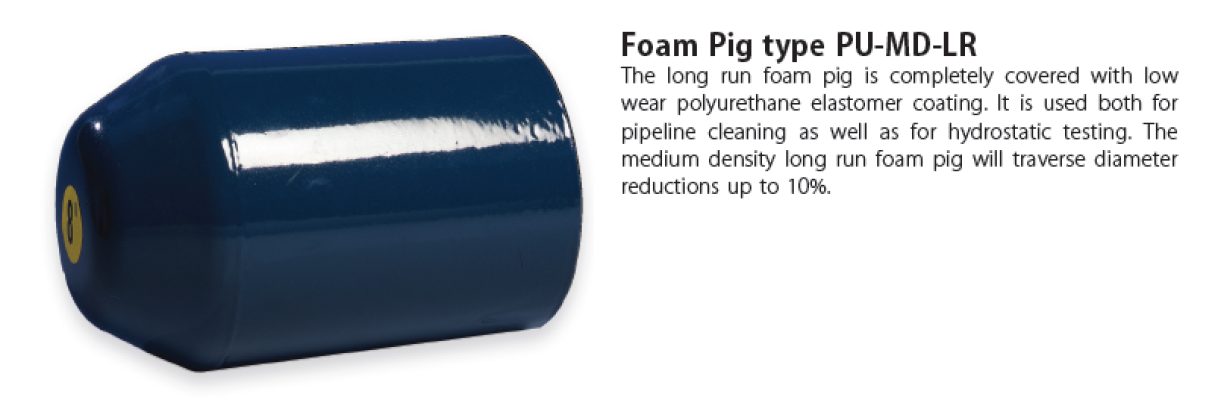 Foam Pig Type PU-MD-LR