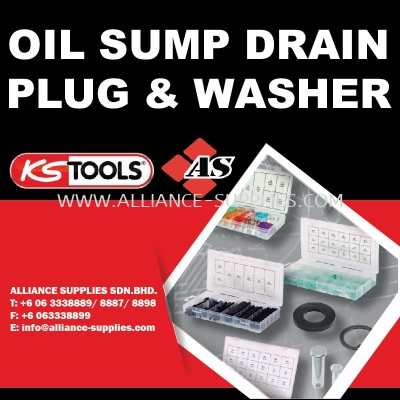 KS TOOLS Oil Sump Drain Plug and Washer