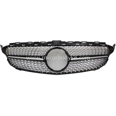 MERCEDES BENZ C-CLASS W205 2015 AVANTGARDE USE C43 LOOK DIAMOND FRONT GRILLE