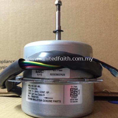 DAIKIN FAN MOTOR , MSL15C AL-501 6P 30/32W 1PH 230V