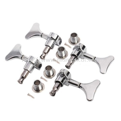 Chrome Bass Guitar Tuning Pegs Machine Heads 