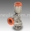 BRASS FITTINGS- LATERAL TEE, MALE, CYLINDRICAL, ROTARY R38 FITTINGS FITTINGS & ACCESSORIES METAL WORK PNEUMATIC