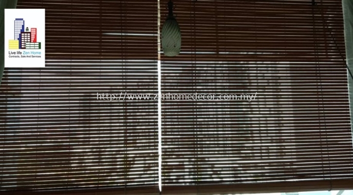 Outdoor Wooden Blinds