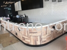 Custom made Cashier Counter and reception counter with plywood laminate in KL PJ Selangor Malaysia Cashier Counter Design