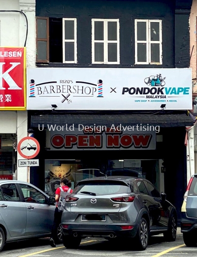 BARBERSHOP G.I Metal Signboard at Klang, Selangor