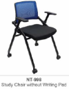 NT-998 STUDY CHAIR WITHOUT WRITING PAD Foldable Chairs Training Chairs 