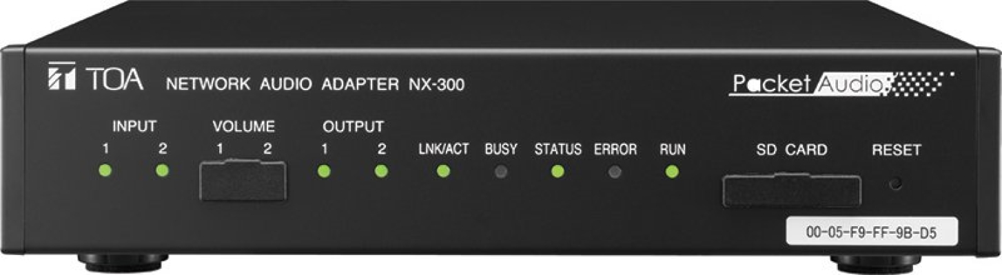 NX-300. TOA Network Audio Adapter
