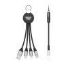 CC27A - CABLEGLOW - LED LIGHT UP LOGO - 3 IN 1 FAST CHARGE Cable