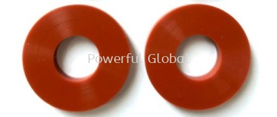 Industry-Silicone-Rubber-Washer-Red
