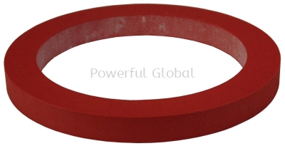 Silicone Groove Gasket Red