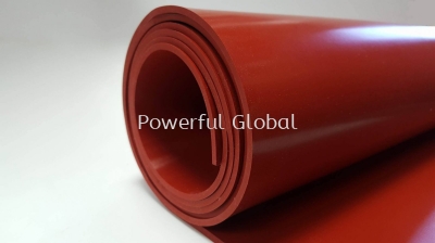 Silicone Rubber Roll Red